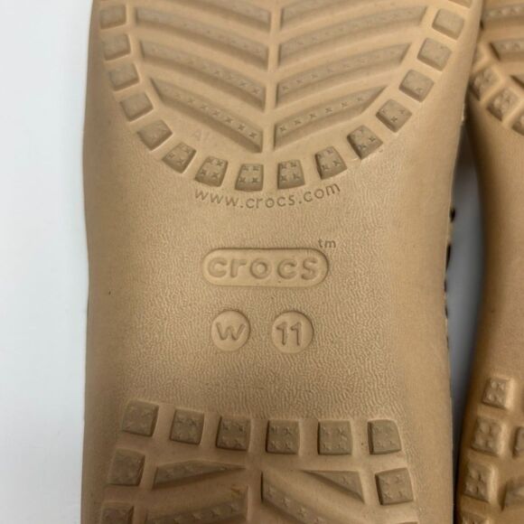 Crocs Leopard Kadee II Flip Flop Sandals Comfort Open Toe Walking Womens - Picture 8 of 8